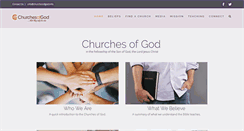 Desktop Screenshot of churchesofgod.info